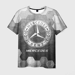 Футболка мужская Mercedes - grey gradient, цвет: 3D-принт