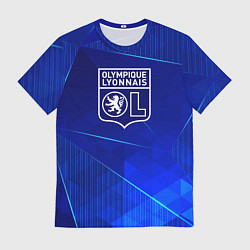 Футболка мужская Lyon blue poly, цвет: 3D-принт