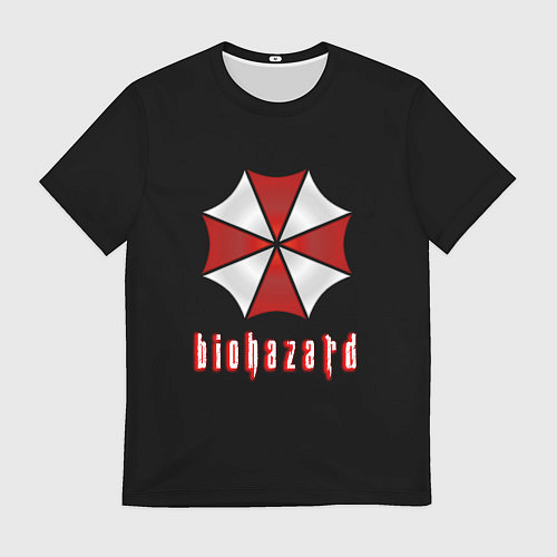 Мужская футболка Biohazard logo / 3D-принт – фото 1