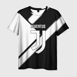 Футболка мужская Juventus geometry steel, цвет: 3D-принт