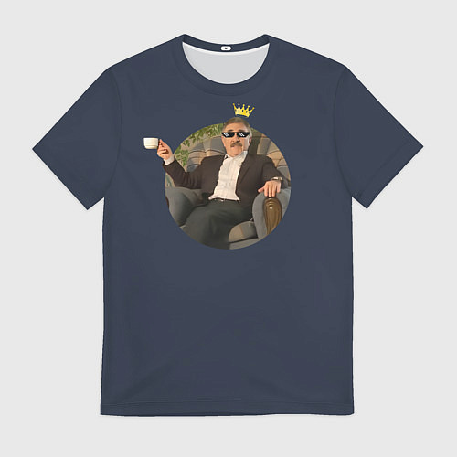 Мужская футболка Леонид Каневский царь / 3D-принт – фото 1