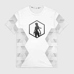 Футболка мужская Tomb Raider white poly, цвет: 3D-принт