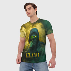 Футболка мужская Stalker 2 череп, цвет: 3D-принт — фото 2