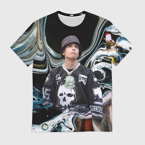 Мужская футболка Slava Marlow music artist / 3D-принт – фото 1