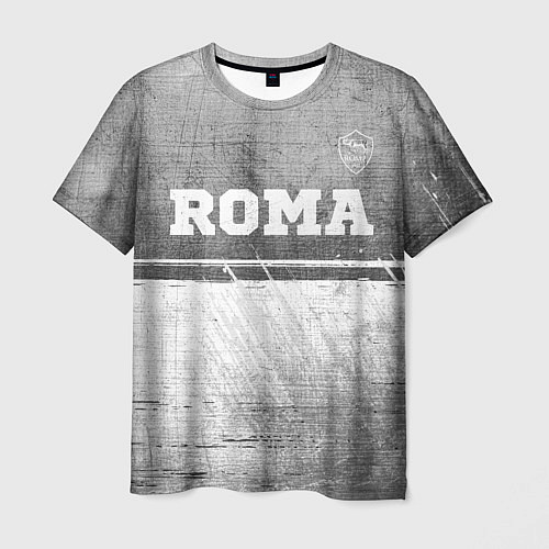 Мужская футболка Roma - grey gradient посередине / 3D-принт – фото 1