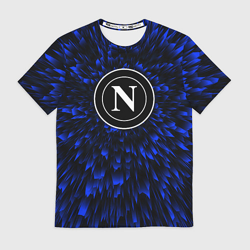Мужская футболка Napoli blue energy / 3D-принт – фото 1