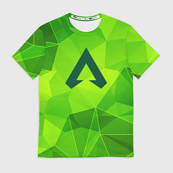 Футболка мужская Apex Legends green poly, цвет: 3D-принт