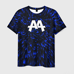 Футболка мужская Asking Alexandria blue energy, цвет: 3D-принт
