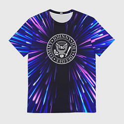 Футболка мужская Ramones neon energy, цвет: 3D-принт