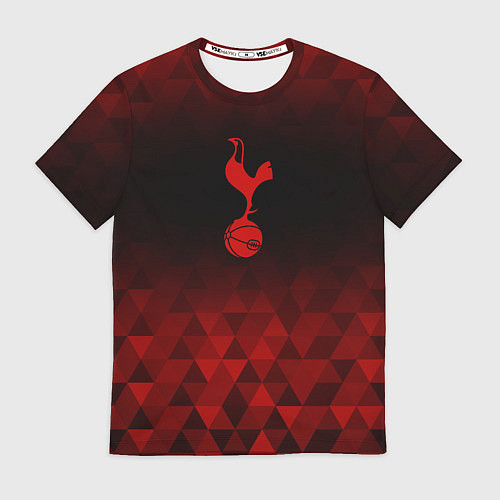 Мужская футболка Tottenham red poly / 3D-принт – фото 1