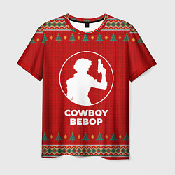Футболка мужская Cowboy Bebop new year, цвет: 3D-принт