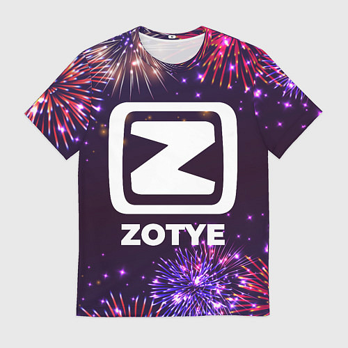 Мужская футболка Праздничный Zotye / 3D-принт – фото 1