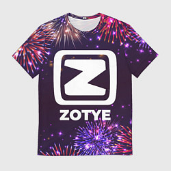 Футболка мужская Праздничный Zotye, цвет: 3D-принт
