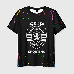 Футболка мужская Sporting конфети, цвет: 3D-принт