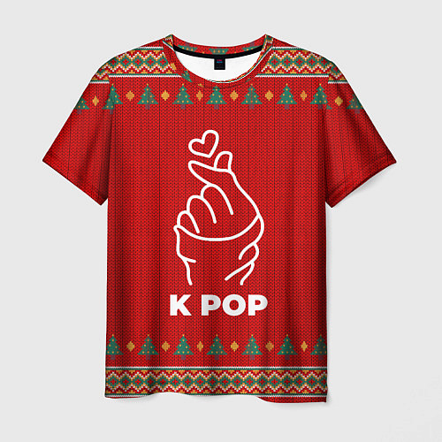 Мужская футболка K Pop new year / 3D-принт – фото 1