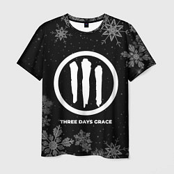 Футболка мужская Снежный Three Days Grace, цвет: 3D-принт