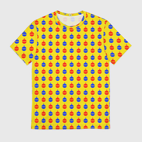 Мужская футболка Яркие шары / 3D-принт – фото 1