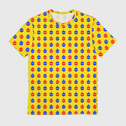 Мужская футболка Яркие шары