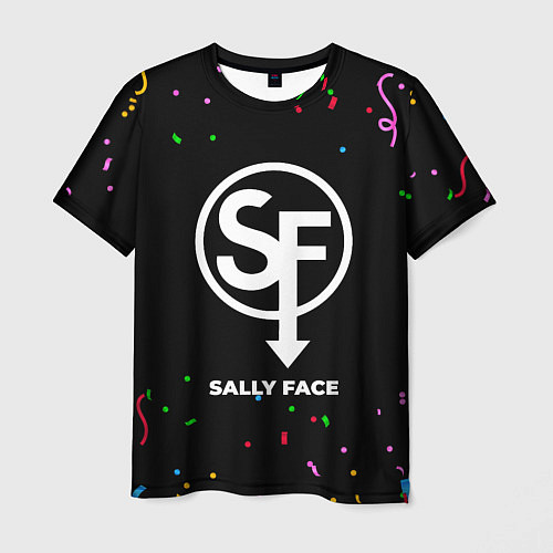 Мужская футболка Sally Face конфети / 3D-принт – фото 1