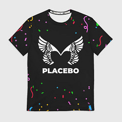 Футболка мужская Placebo конфети, цвет: 3D-принт