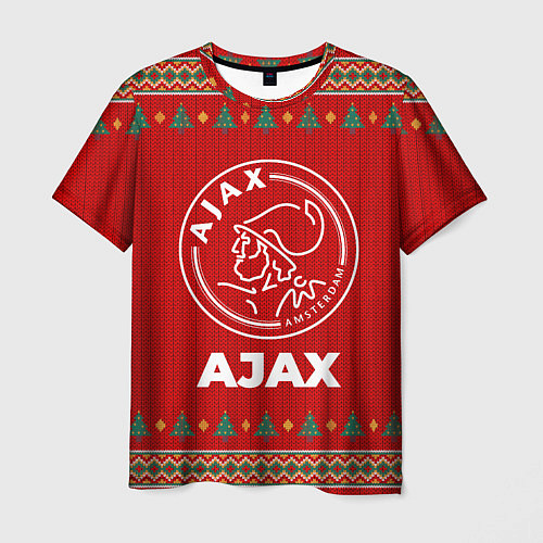 Мужская футболка Ajax new year / 3D-принт – фото 1