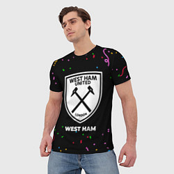 Футболка мужская West Ham конфети, цвет: 3D-принт — фото 2
