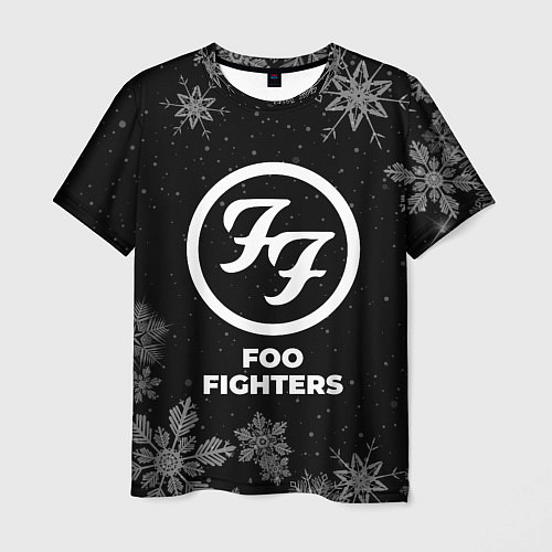 Мужская футболка Снежный Foo Fighters / 3D-принт – фото 1