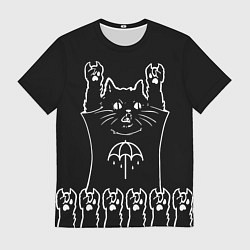 Футболка мужская Bring Me the Horizon: cat rock, цвет: 3D-принт