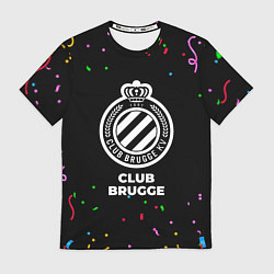 Футболка мужская Club Brugge конфети, цвет: 3D-принт
