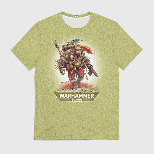 Мужская футболка Воин орк Warhammer / 3D-принт – фото 1