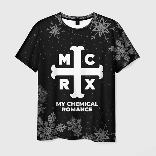 Мужская футболка Снежный My Chemical Romance / 3D-принт – фото 1