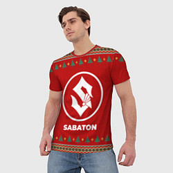 Футболка мужская Sabaton new year, цвет: 3D-принт — фото 2