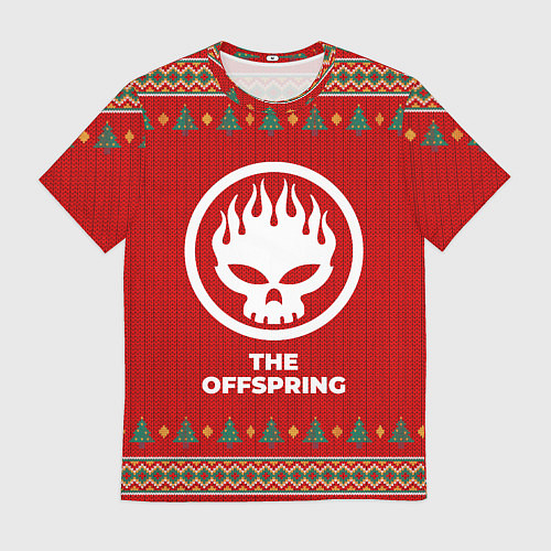 Мужская футболка The Offspring new year / 3D-принт – фото 1