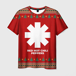 Футболка мужская Red Hot Chili Peppers new year, цвет: 3D-принт