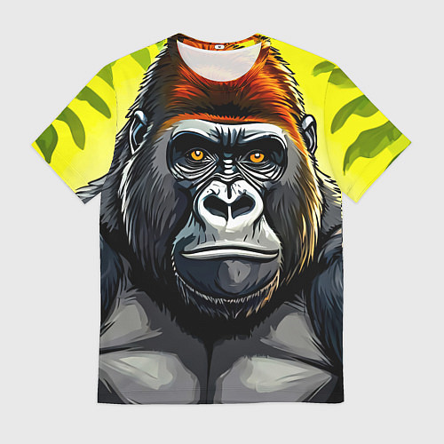 Мужская футболка Огромная горилла / 3D-принт – фото 1