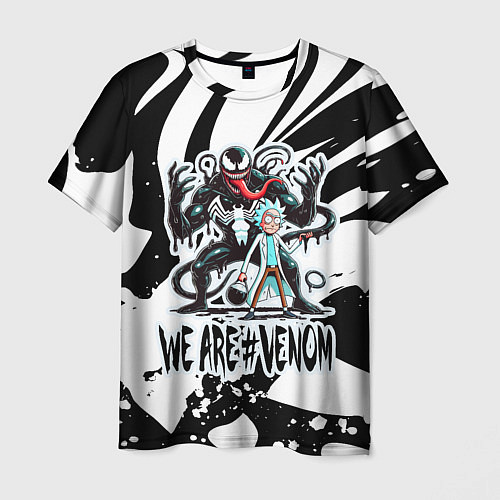 Мужская футболка Rick Sanchez - we are Venom meme / 3D-принт – фото 1