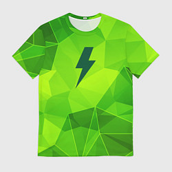 Футболка мужская AC DC green poly, цвет: 3D-принт