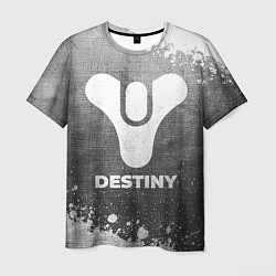 Футболка мужская Destiny - grey gradient, цвет: 3D-принт