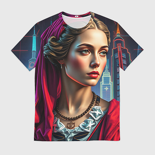 Мужская футболка Классика в современной обработке / 3D-принт – фото 1