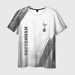 Мужская футболка Tottenham - white gradient вертикально