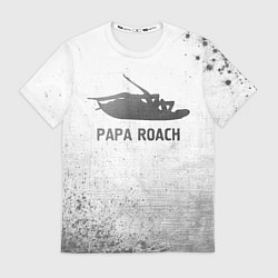 Футболка мужская Papa Roach - white gradient, цвет: 3D-принт