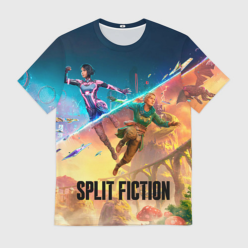 Мужская футболка Главные герои Split fiction / 3D-принт – фото 1