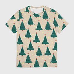 Мужская футболка Новогодняя ель