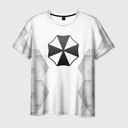 Мужская футболка Resident Evil white poly / 3D-принт – фото 1