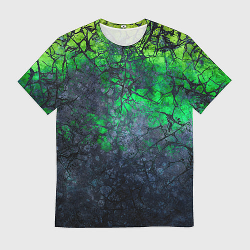 Мужская футболка Абстракция - acid web / 3D-принт – фото 1