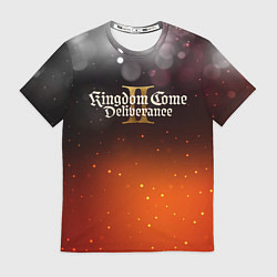 Футболка мужская Kingdom Come Deliverance 2 logo, цвет: 3D-принт