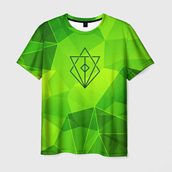Футболка мужская In Flames green poly, цвет: 3D-принт