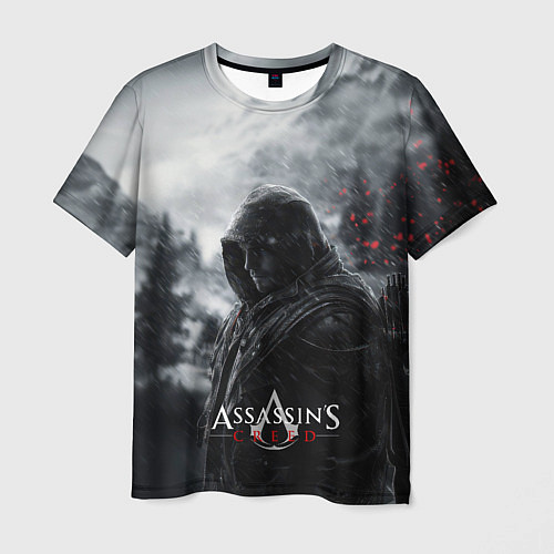 Мужская футболка Assassins Creed охотник в горах / 3D-принт – фото 1
