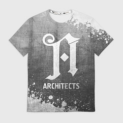 Футболка мужская Architects - grey gradient, цвет: 3D-принт