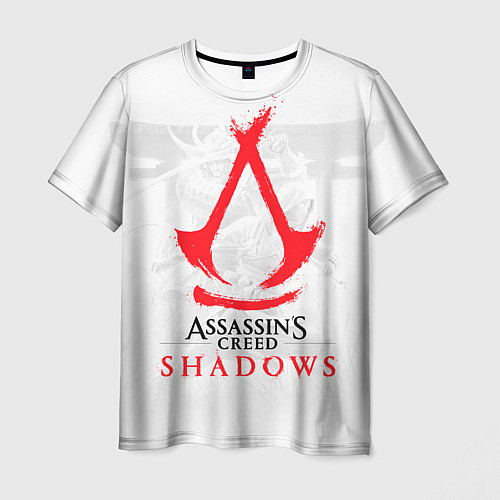 Мужская футболка Assassins Creed Shadows - samurai / 3D-принт – фото 1